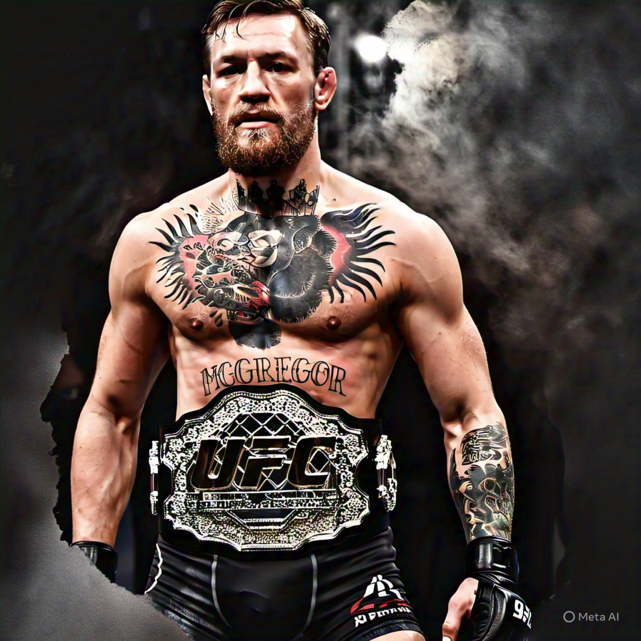 Shirtless McGregor with UFC belt hints at "Conor McGregor's Net Worth.